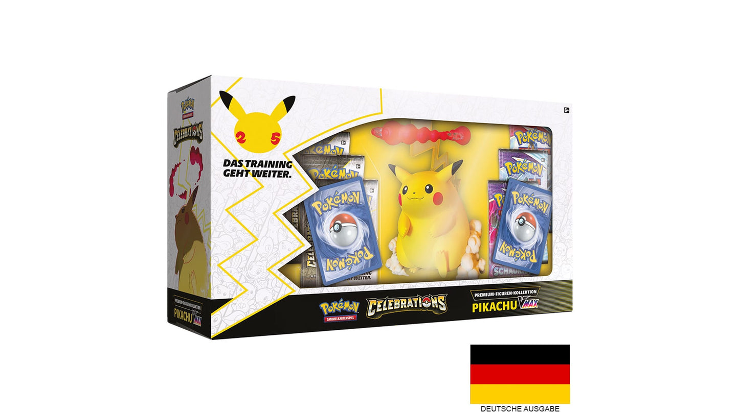 Pokemon Celebrations - Pikachu VMAX Premium-Figuren-Kollektion (DEU)