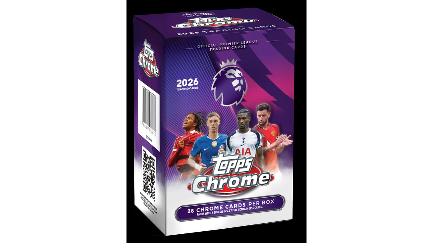 Topps Premier League Chrome 2026 Value Box