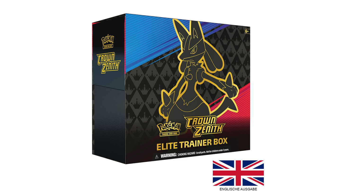 Pokemon Crown Zenith - Elite Trainer Box, englische Ausgabe