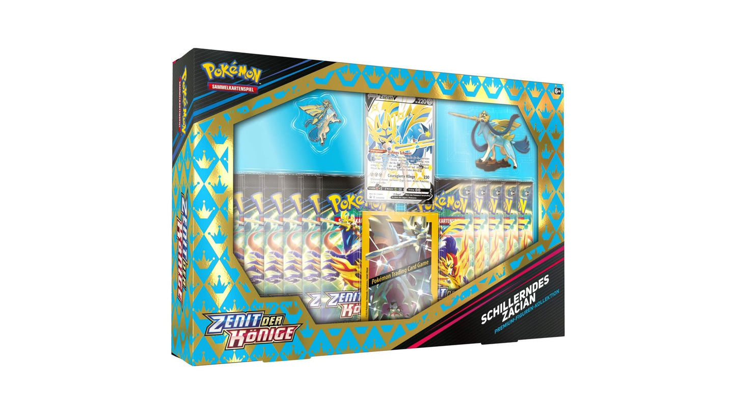 Pokemon - Zenit der Könige - Schillerndes Zacian Premium Figuren Kollektion ( DEU)