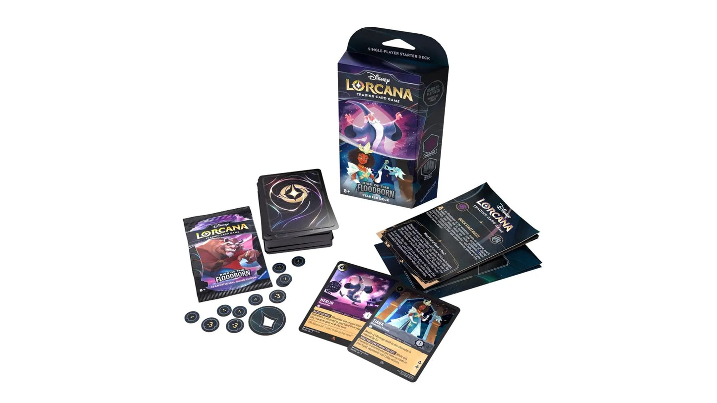 Disney Lorcana - Rise of the Floodborn - Amethyst & Steel - Starter Deck (ENG)