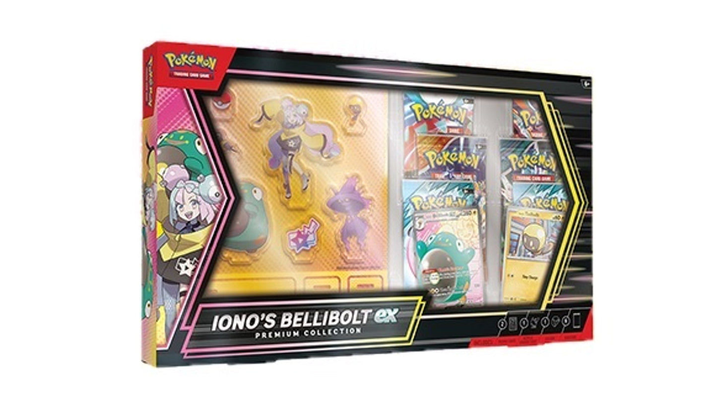 Pokemon TCG: Iono’s Bellibolt ex Premium Collection