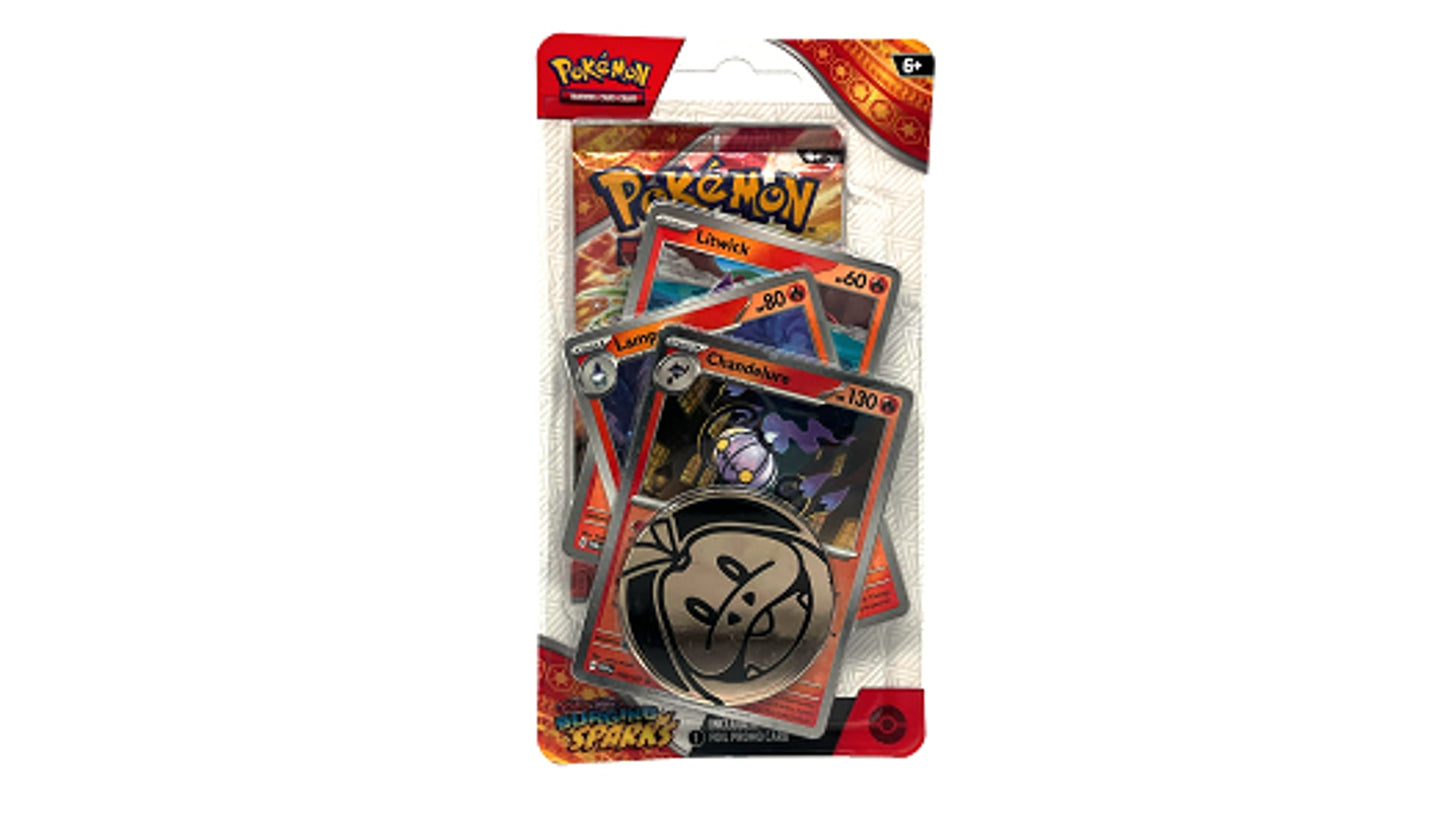 Pokemon: Scarlet & Violet - Surging Sparks - Chandelure Checklane Blister (ENG)