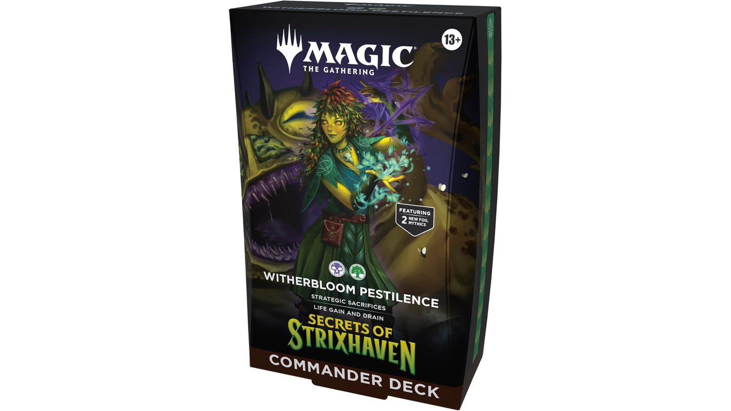 Magic The Gathering Geheimnisse von Strixhaven Commander Deck Witherbloom Pestilence (DE)