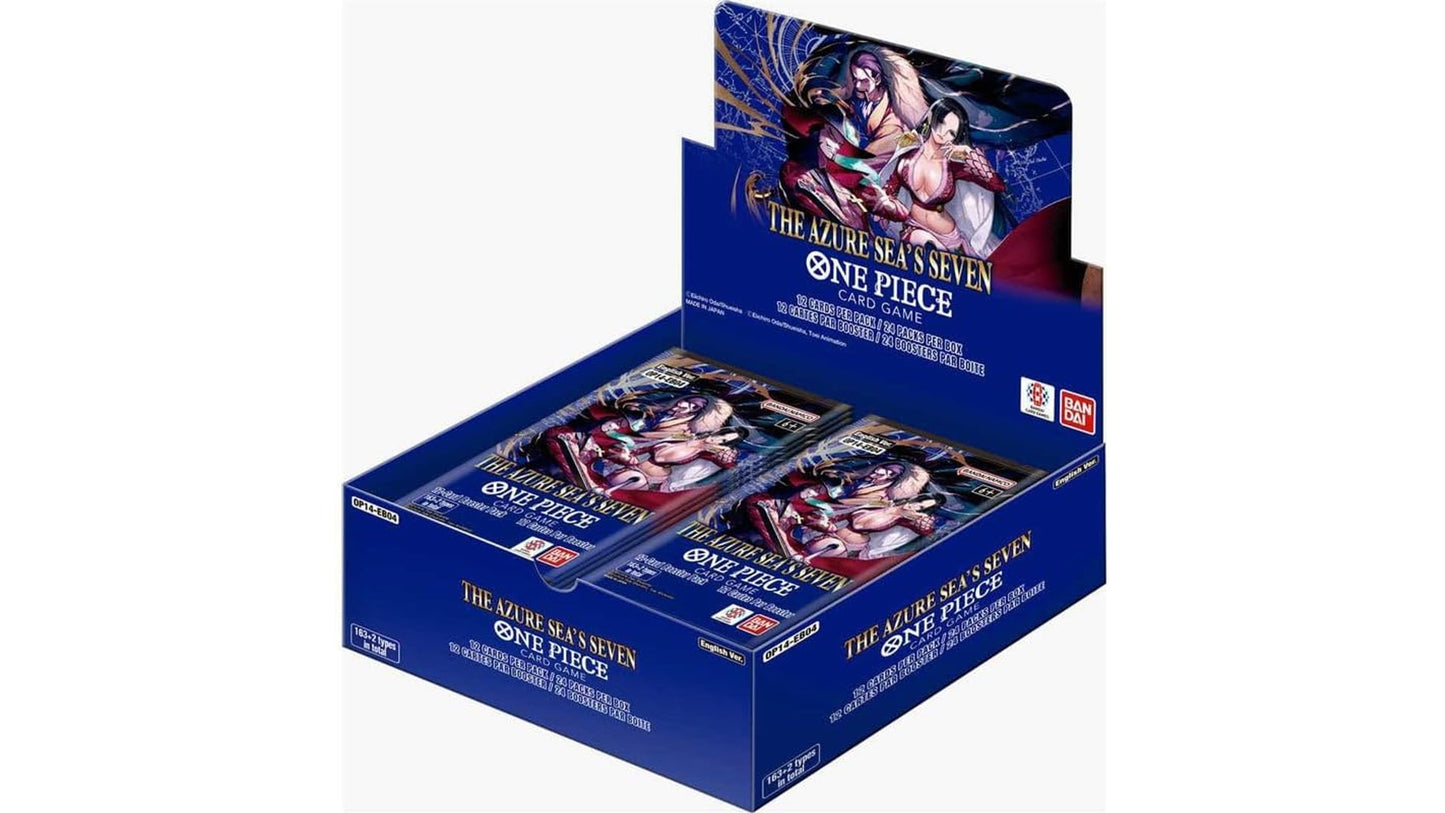 One Piece The Azure Sea's Seven (OP14) Display (ENG)