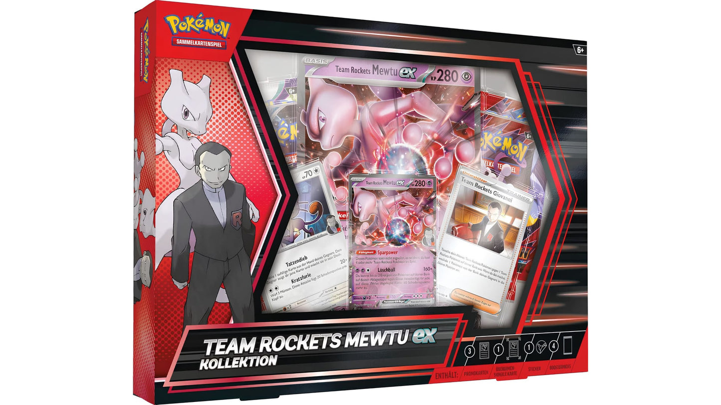 Pokemon Team Rocket’s Mewtwo‑ex Kollektion