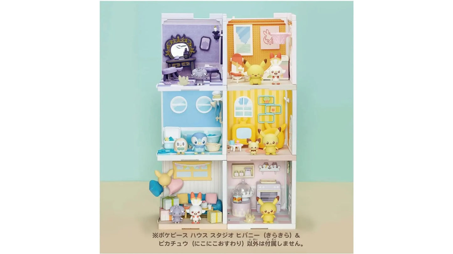 Pokemon Scorbunny & Pikachu - Pokepeace House Lounge Takara Tomy