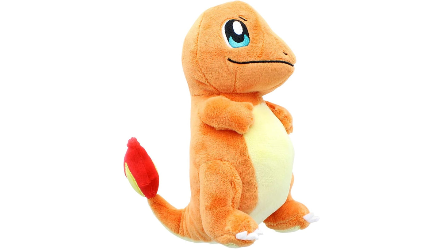 Pokemon Glumanda Plüschfigur - Offizielles All-Star Collection Kuscheltier