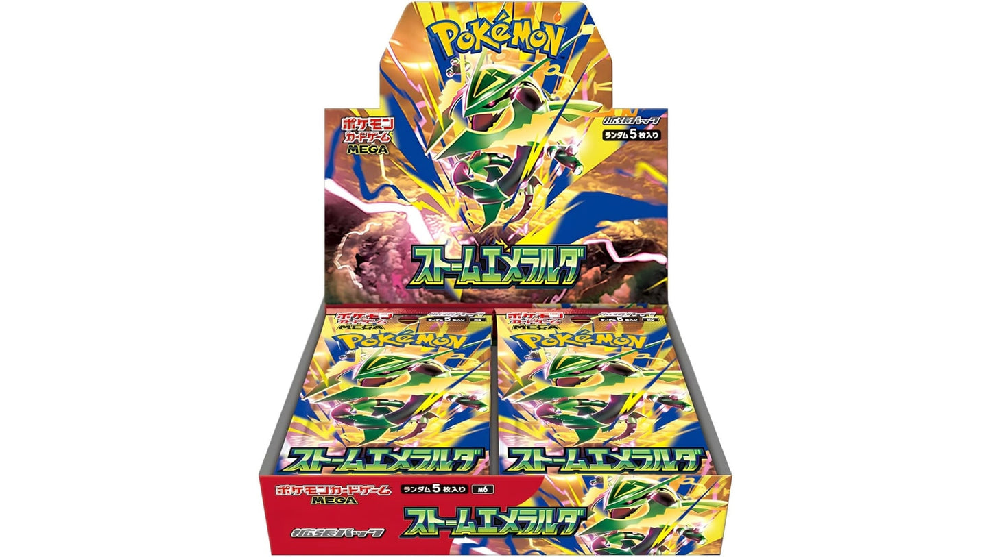 Pokemon Storm Emeralda Display M6 Japanisch