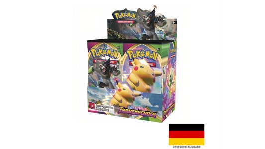 Schwert & Schild: Farbenschock - Display, deutsche Ausgabe