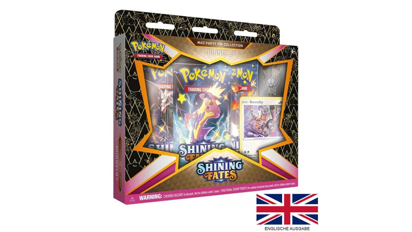 Shining Fates - Bunnelby Mad Party Pin Collection (ENG)