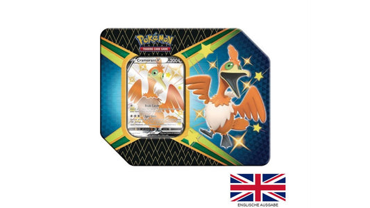 Shining Fates - Cramorant Tin Box, englische Ausgabe