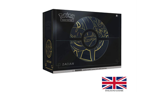 Sword and Shield - Zacian Elite Trainer Box Plus, englische Ausgabe