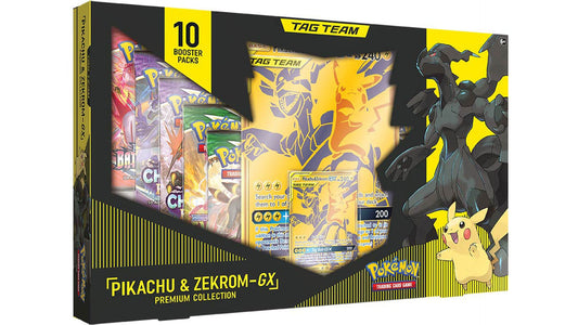Tag Team Pikachu & Zekrom GX Premium Kollektion, englische Ausgabe