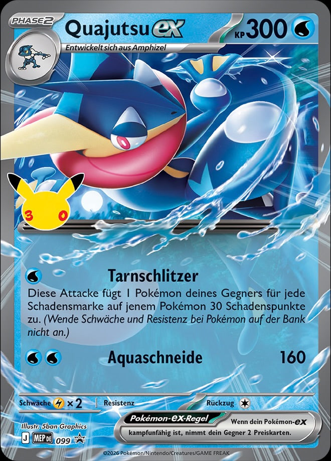 Pokemon Kollektion 30 Jahre Quajutsu-ex (DE)