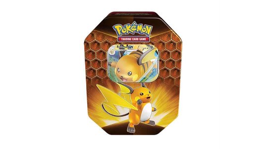 Hidden Fates - Raichu GX Tin Box, englische Ausgabe