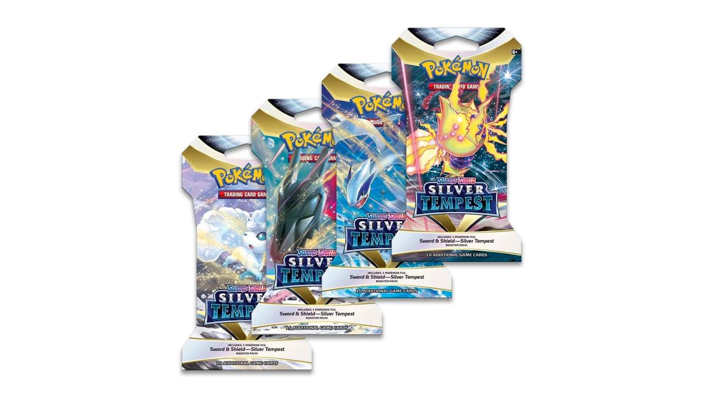 Silver Tempest - Sleeved Booster (ENG)