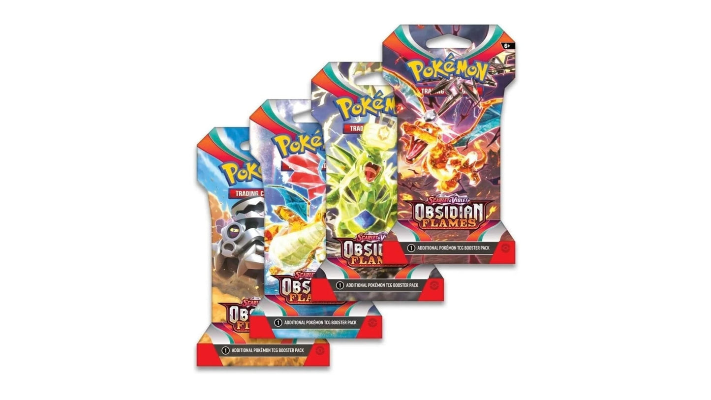 Obsidian Flames - Sleeved Booster (ENG)