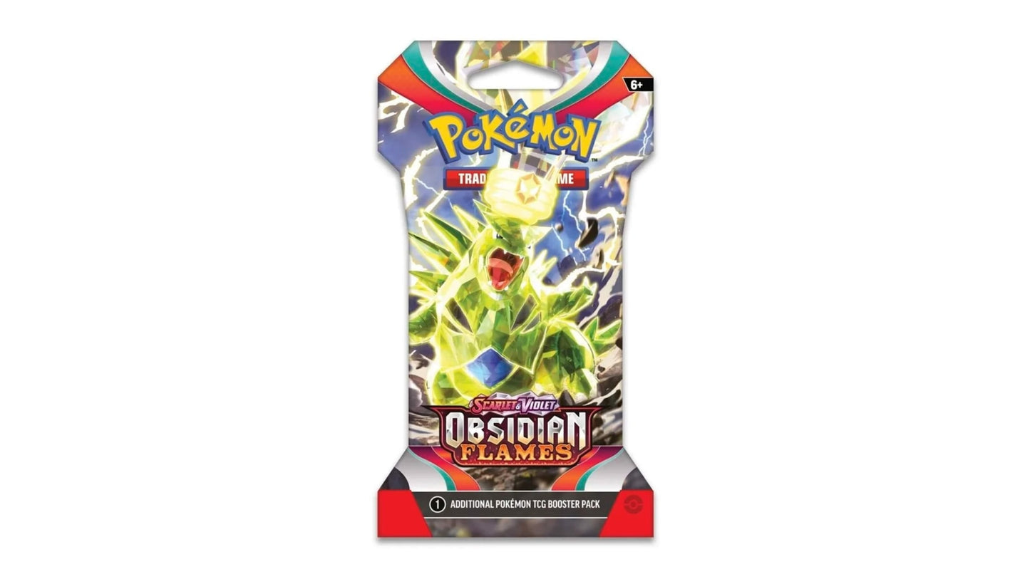 Obsidian Flames - Sleeved Booster (ENG)