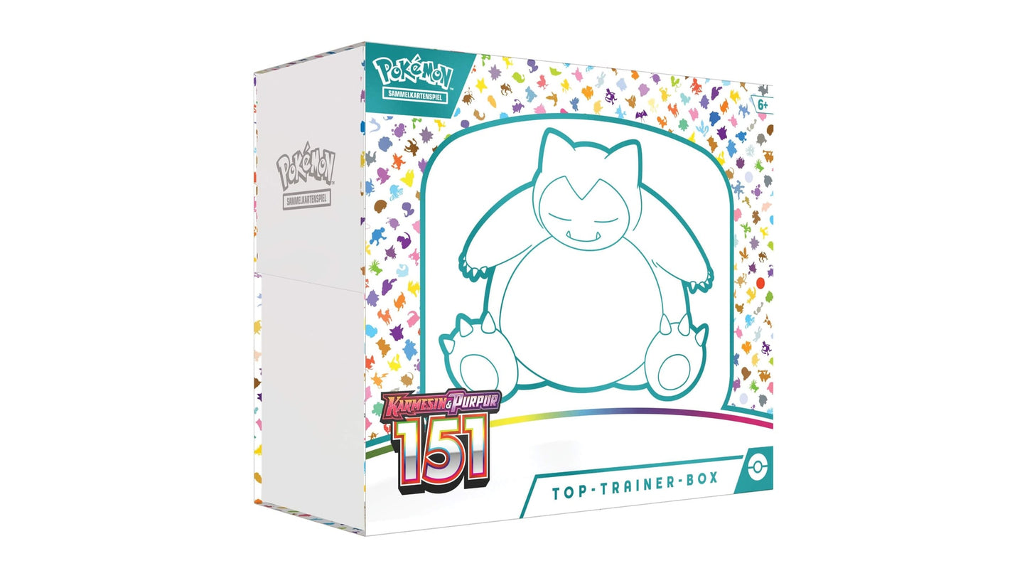 Karmesin & Purpur - Pokemon 151 - Top Trainer Box (DEU)