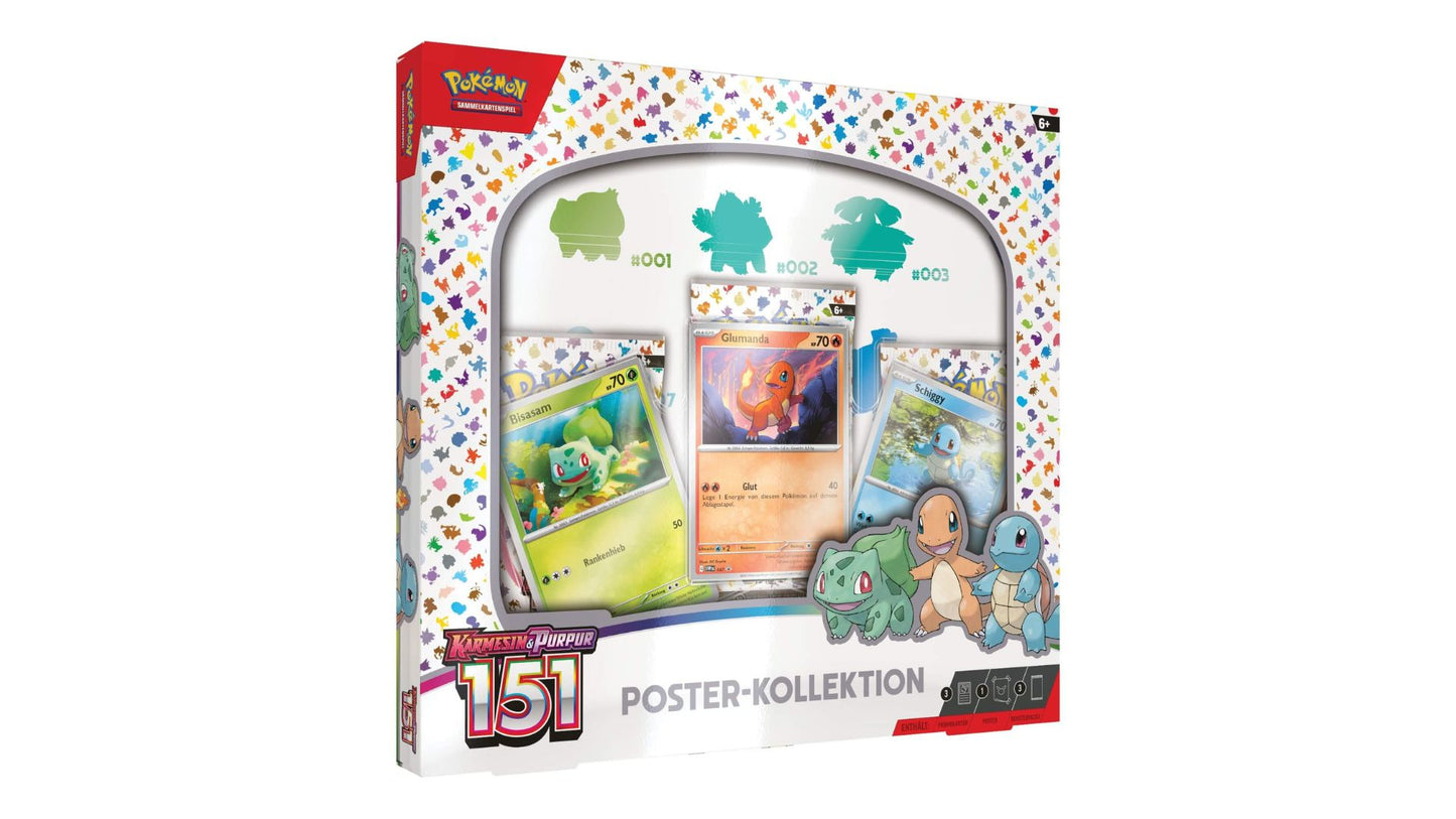 Pokemon 151 Poster Kollektion, deutsche Ausgabe