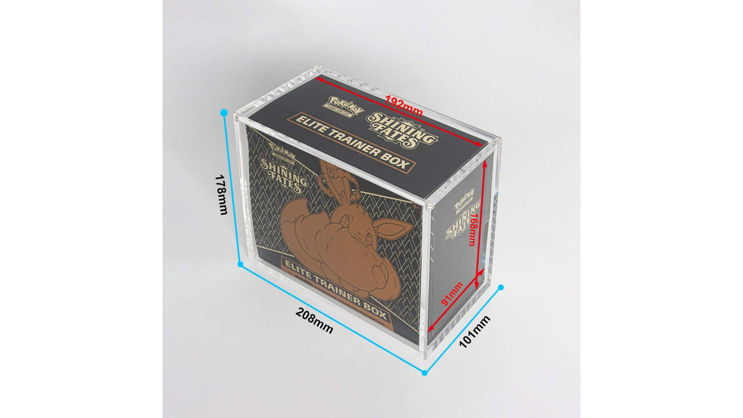 Magnet Acryl Schutzbox für Pokémon Elite Trainer Box Protect Your Monsters