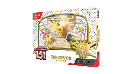 Pokemon Karmesin & Purpur - 151 - Zapdos Ex Kollektion, deutsche Ausgabe