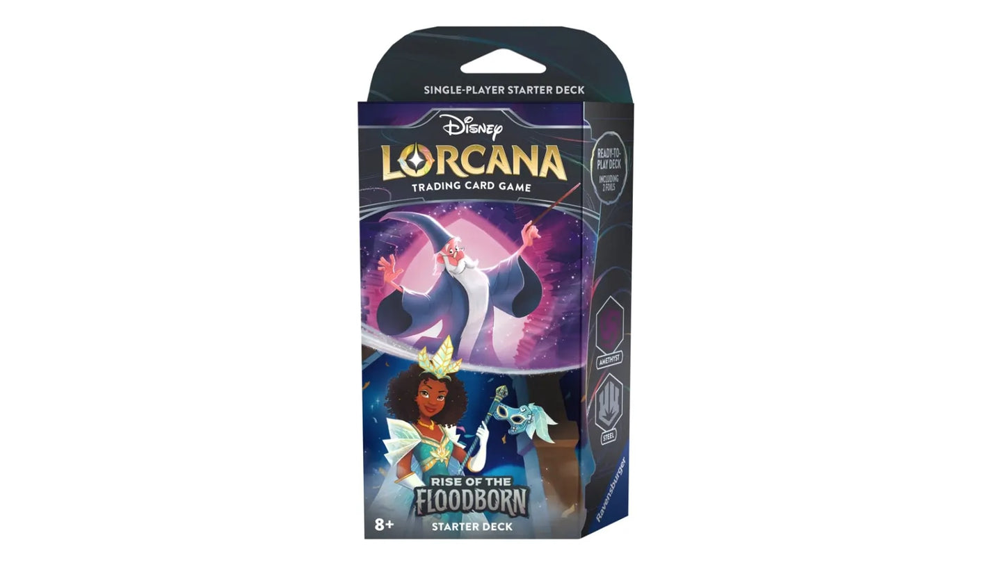 Disney Lorcana - Rise of the Floodborn - Amethyst & Steel - Starter Deck (ENG)