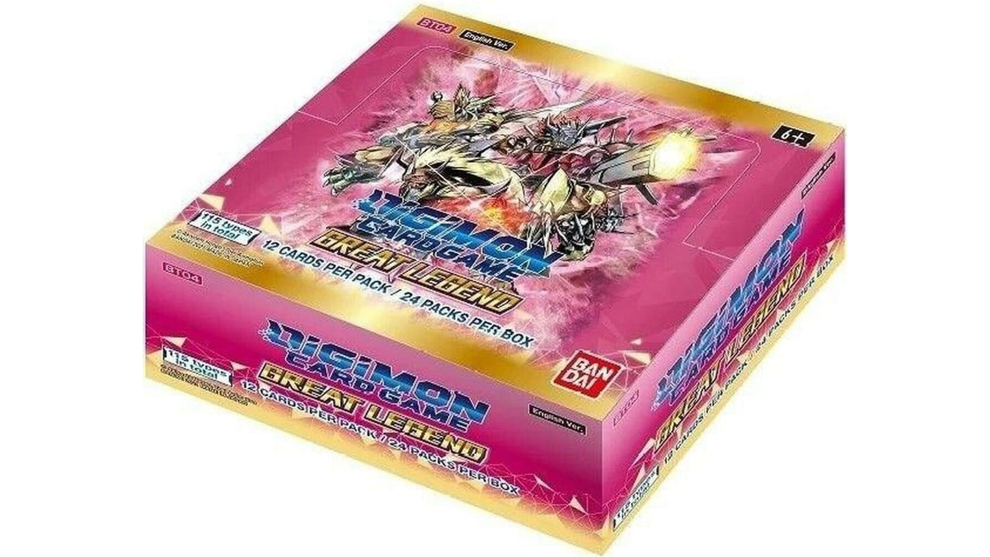 Digimon Great Legend Display BT04 (Englisch)
