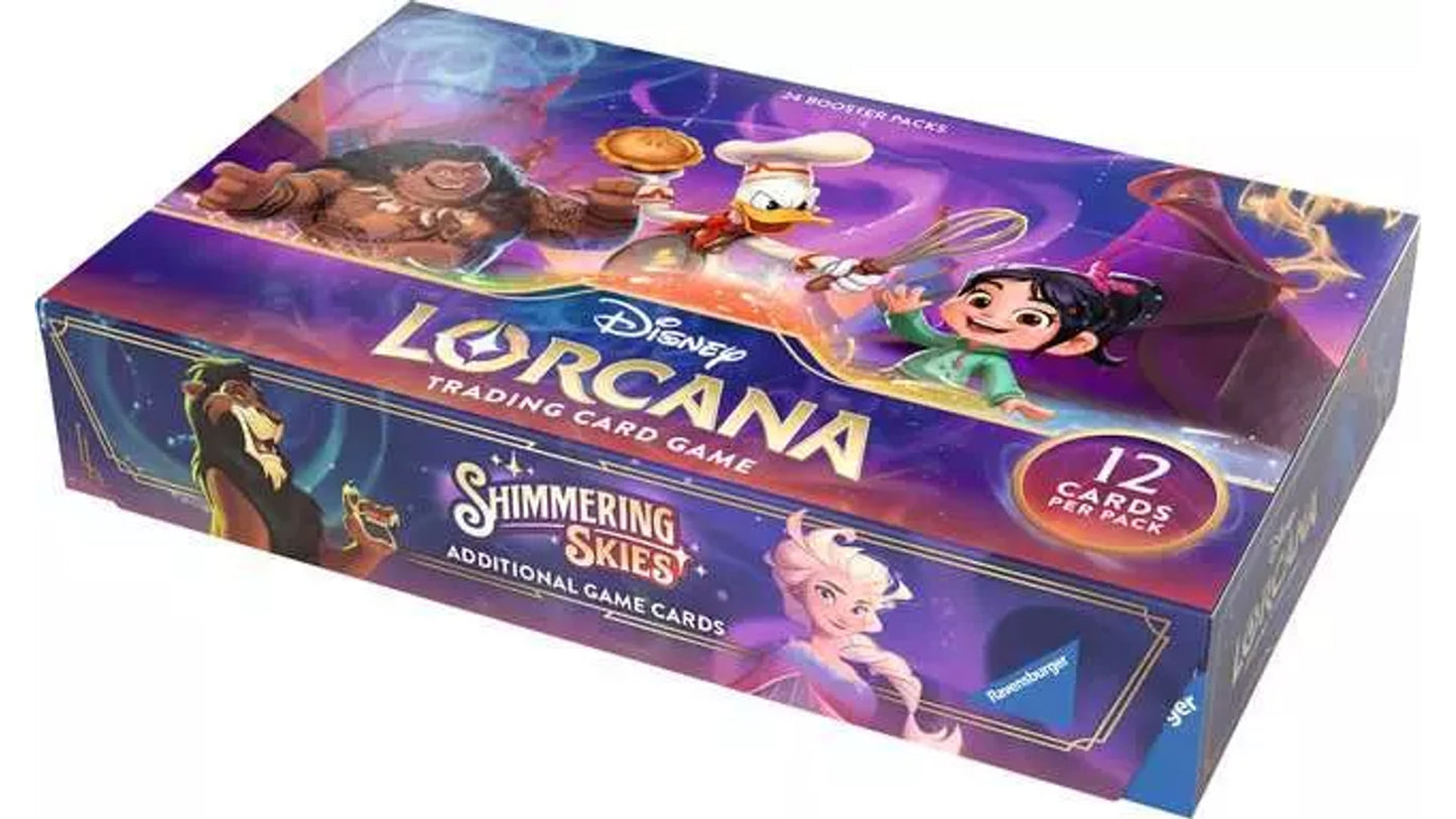 Disney Lorcana: Shimmering Skies - Display mit 24 Booster Packs (ENG)