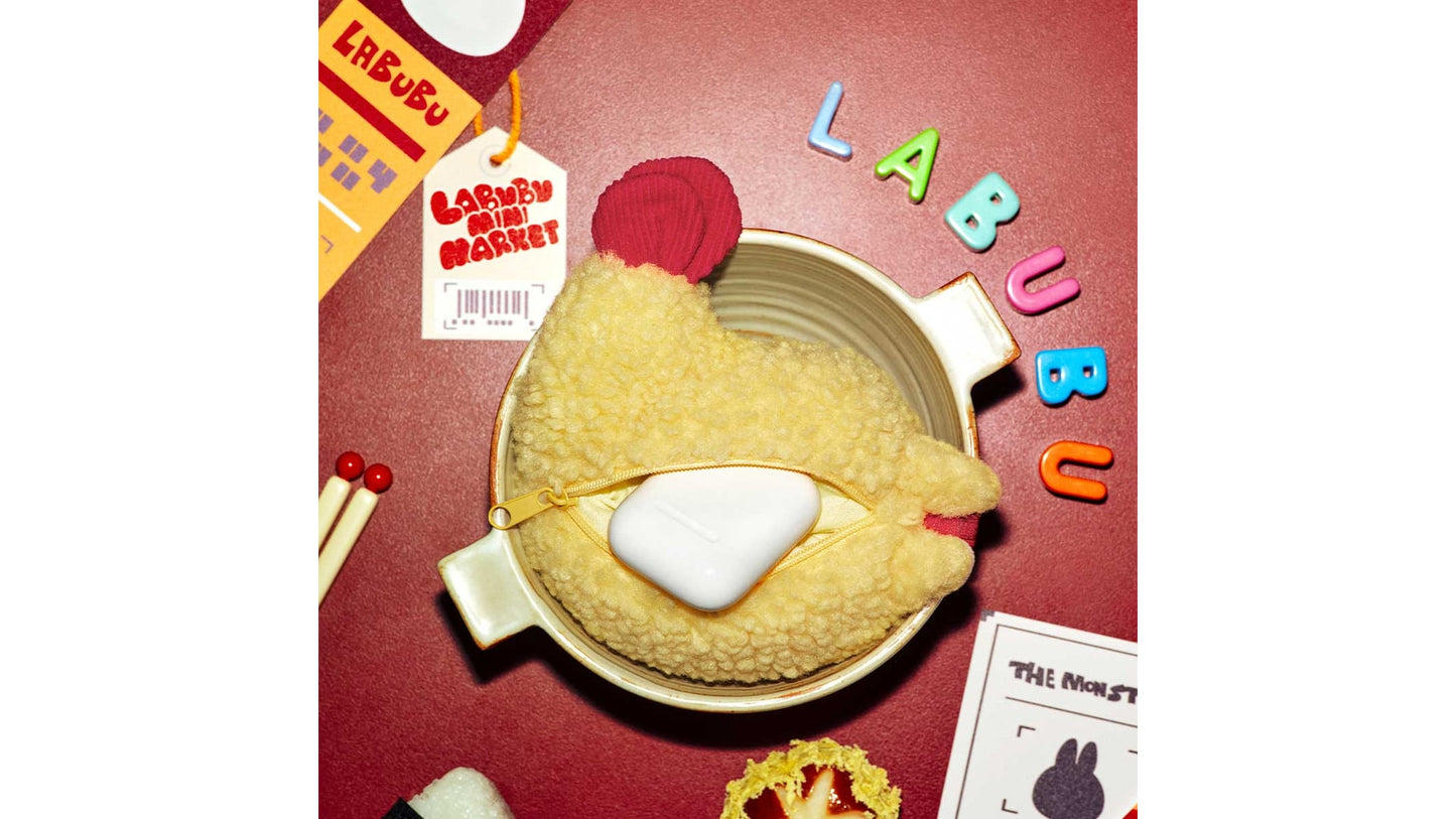 POP MART Labubu Fried Shrimp Earphone Case