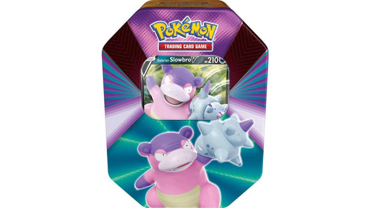 Pokemon V Forces Galarian Slowbro V Tin Box, englische Ausgabe