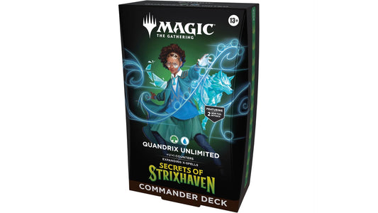 Magic The Gathering Geheimnisse von Strixhaven Commander Deck Quandrix Unlimited (DE)