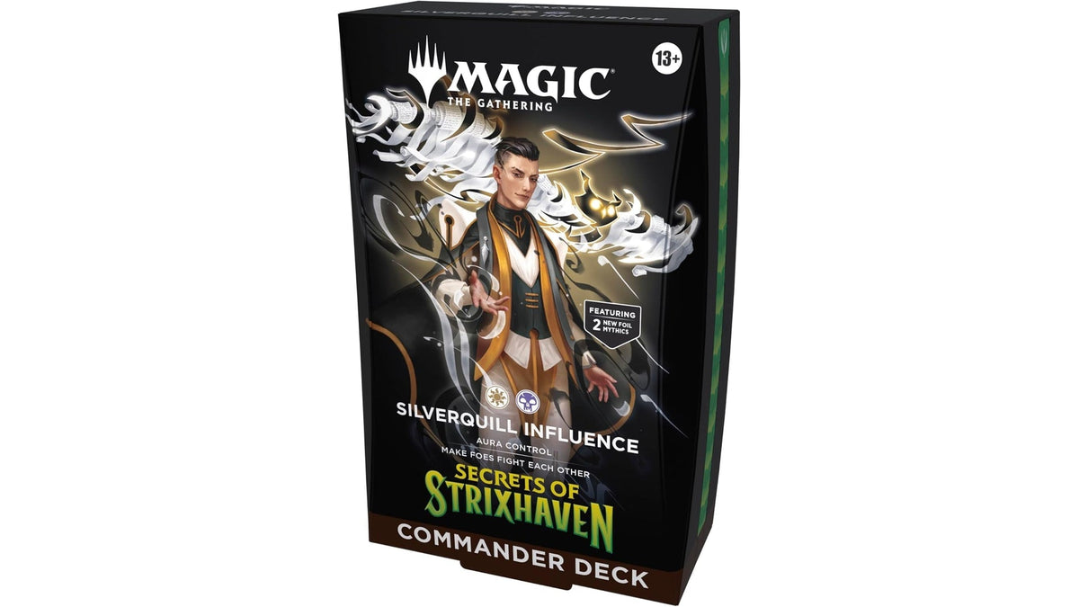 Magic: The Gathering Secrets of Strixhaven Commander Deck Silverquill Influence, englische Ausgabe