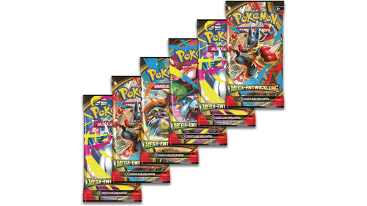 Pokemon Mega Entwicklung Booster, deutsche Ausgabe