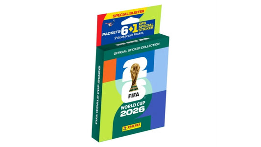 Panini FIFA World Cup WM 2026 Sammelsticker Eco Blister Pack (6 Packs + 1x DFB Special Sticker)