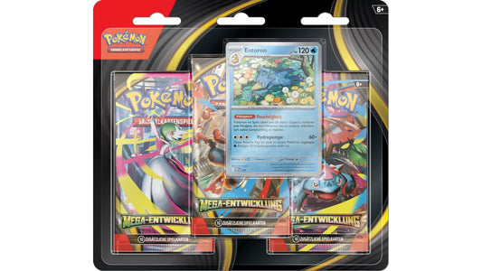 Pokemon Mega-Entwicklung 3er Booster Blister Entoron (DE)