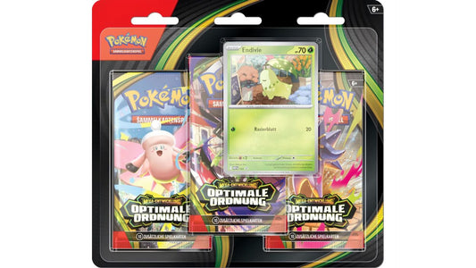 Pokemon: Mega Entwicklung - Optimale Ordnung Tech-Sticker Endivie 3er Blister(DE)