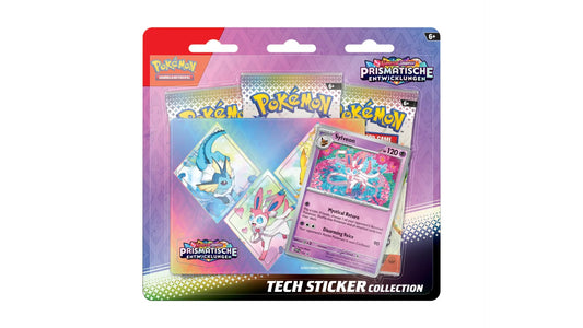 Pokemon Karmesin & Purpur - Prismatische Entwicklungen - Feelinara Tech Sticker Kollektion, deutsche Ausgabe