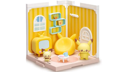 Pokemon Pichu & Pikachu - Pokepiece House Lounge Takara Tomy