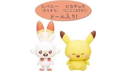 Pokemon Scorbunny & Pikachu - Pokepeace House Lounge Takara Tomy