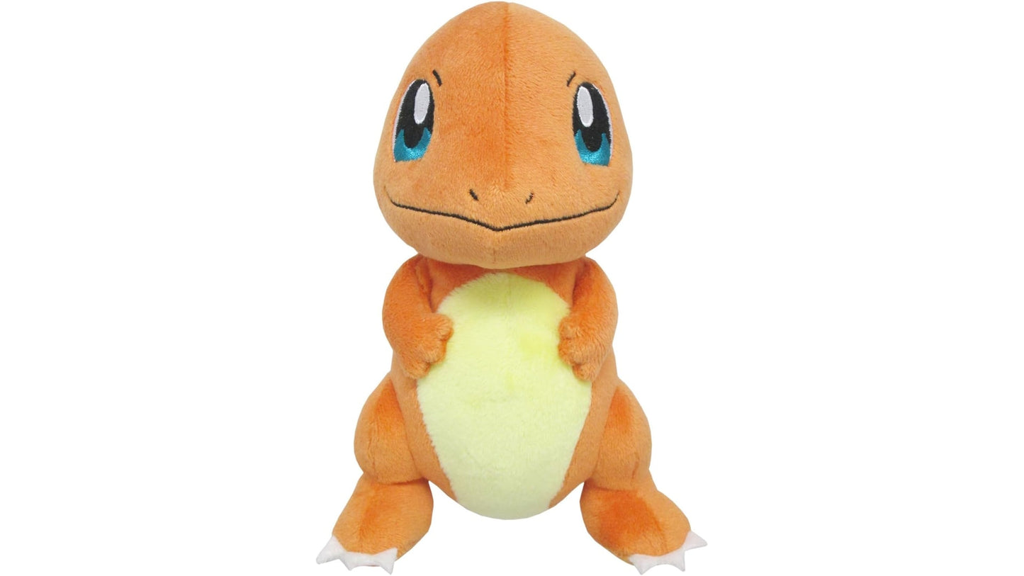Pokemon Glumanda Plüschfigur - Offizielles All-Star Collection Kuscheltier
