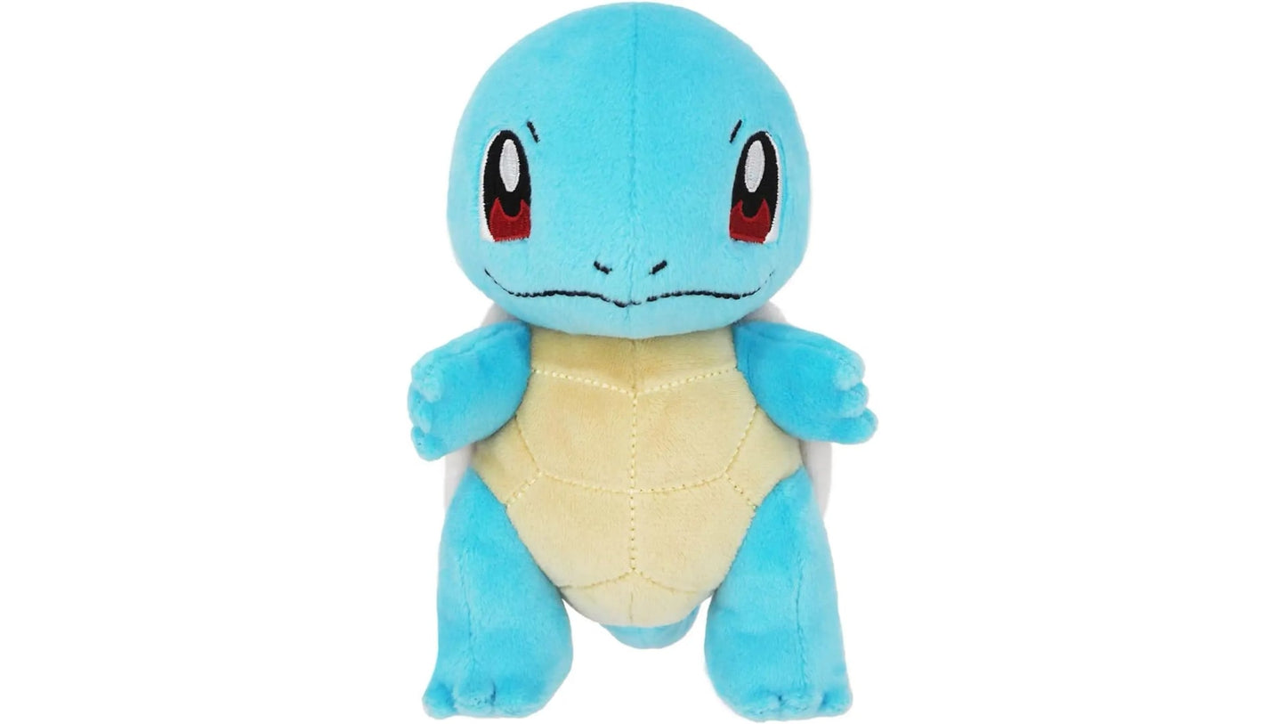 Pokemon Schiggy Plüschfigur - Offizielles All-Star Collection Kuscheltier
