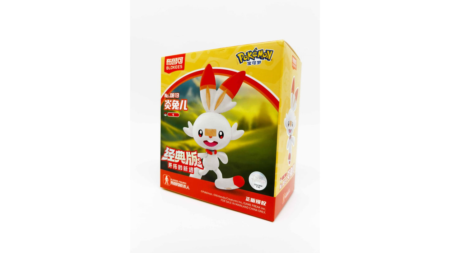 Scorbunny Blokees Pokemon Figur