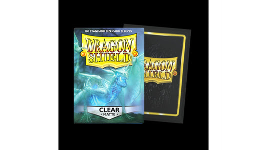 Dragon Shield - Standard Size Sleeves - Clear Matte (100 Sleeves)