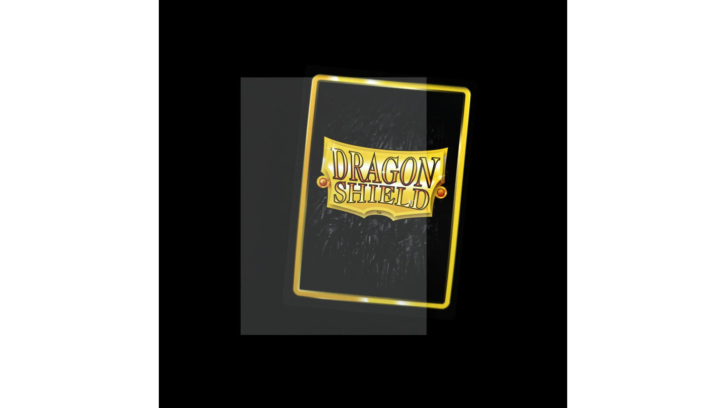 Dragon Shield - Standard Size Sleeves - Clear Matte (100 Sleeves)