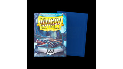 Dragon Shield - Standard Size Sleeves - Blue Matte (100 Sleeves)