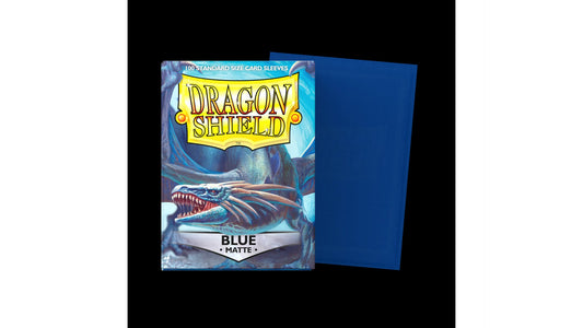 Dragon Shield - Standard Size Sleeves - Blue Matte (100 Sleeves)