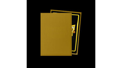 Dragon Shield - Standard Size Sleeves - Gold Matte (100 Sleeves)