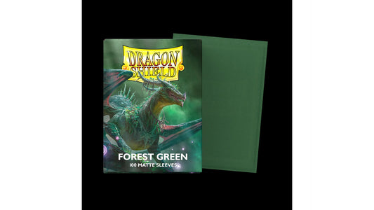 Dragon Shield - Standard Size Sleeves - Forest Green Matte (100 Sleeves)